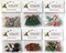 60+ Assorted Christmas Buttons for Sewing & Crafts - Set of 6 Button Packs - Gingerbread, Presents, Chirstmas Trees & More